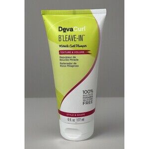 Deva Concepts DevaCurl B'Leave-In Miracle Curl Plumper 6-oz Texture & Volume New